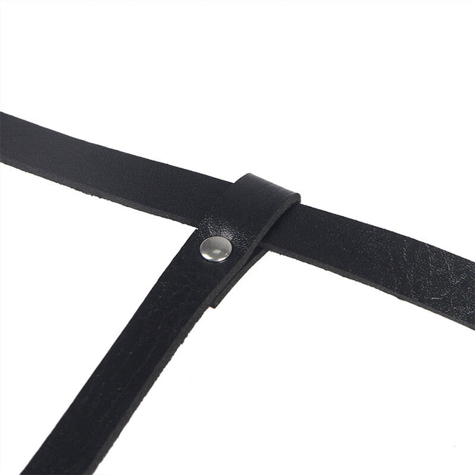 Subblime – Leren Bodyharnas Zwart One Size