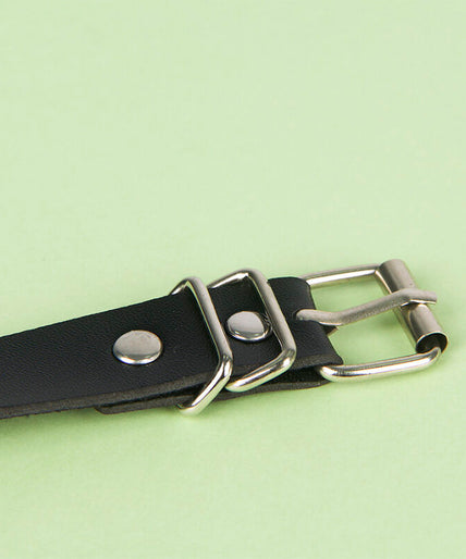 Subblime – Leder Kettengürtel Schwarz Einheitsgröße Subblime – Leder Kettengürtel Schwarz Einheitsgröße