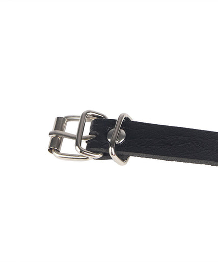 Subblime – Leder Ring Kettengürtel Schwarz Einheitsgröße Subblime – Leder Ring Kettengürtel Schwarz Einheitsgröße