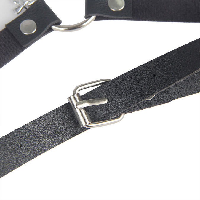 Subblime – Leder Gürtel Harness Schwarz Einheitsgröße