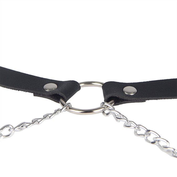 Subblime – Leder Gürtel Harness Schwarz Einheitsgröße
