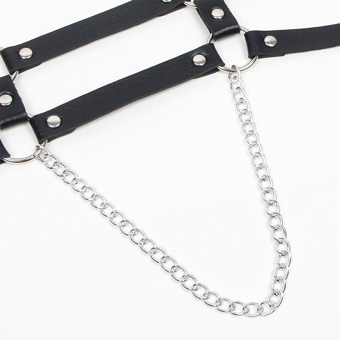 Subblime – Harness With Straps And Chaindetails One Size