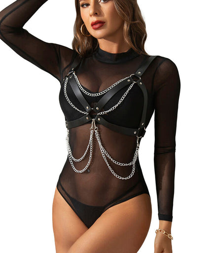 Subblime – Harness-BH mit Kettendetail Einheitsgröße Subblime – Harness-BH mit Kettendetail Einheitsgröße