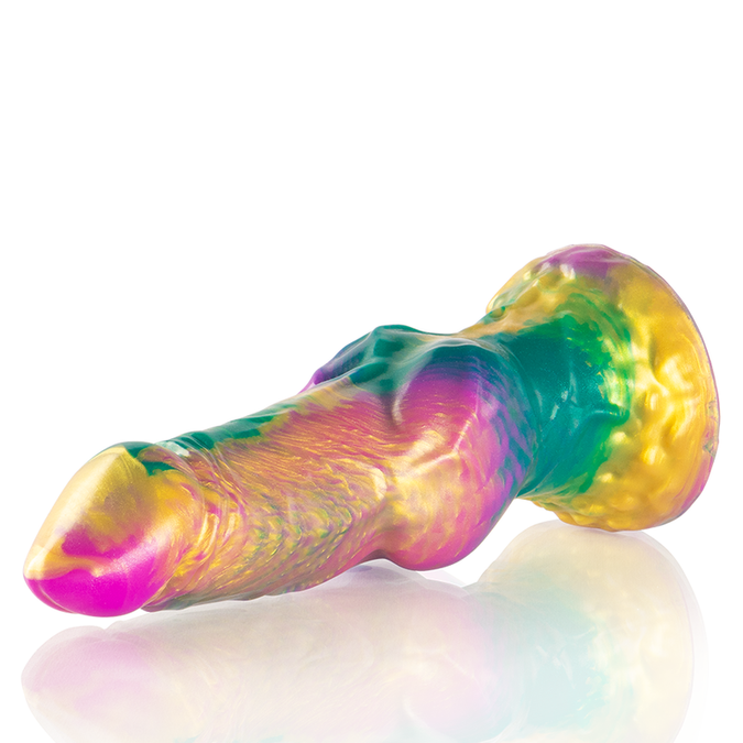 Epic – Iris Dildo mit Regenbogen-Hoden des Pleasure