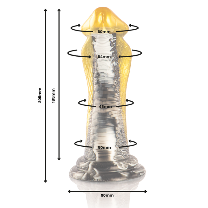 Epic – Drakon Dildo Gelbe Kobra