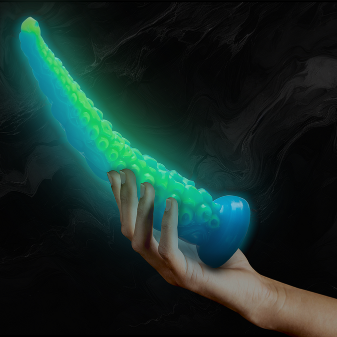 Epic – Scylla Fluoreszierender Dünner Tentakel Dildo Große Größe