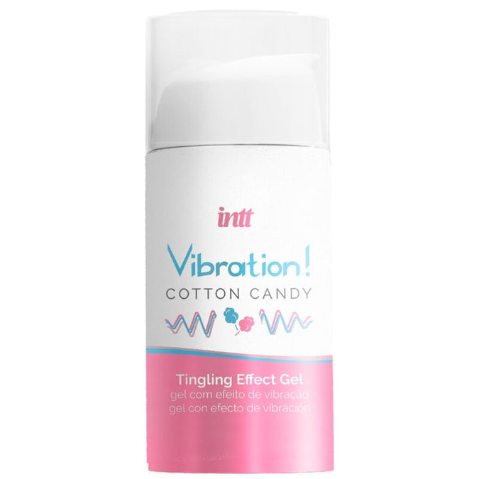Intt – Kraftvolles Intim-Stimulans Cotton Candy Flüssiges Vibrator-Gel 15 ml