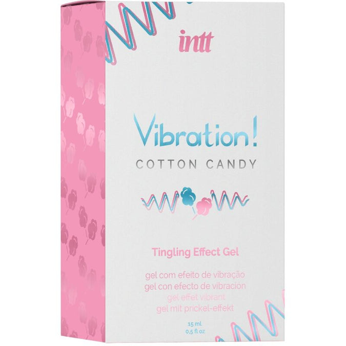 Intt – Kraftvolles Intim-Stimulans Cotton Candy Flüssiges Vibrator-Gel 15 ml