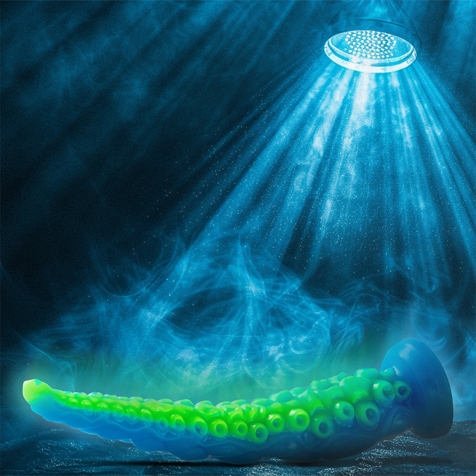 Epic – Scylla Fluoreszierender Dünner Tentakel Dildo Große Größe