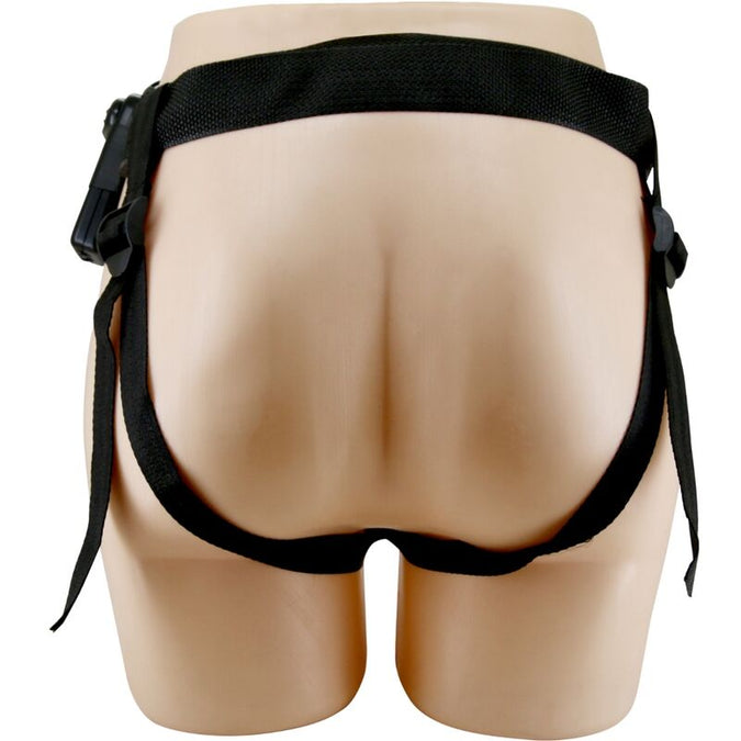 Pretty Love – Marion Harness Universelle Slip mit Vibrationsdildo 19 cm Braun