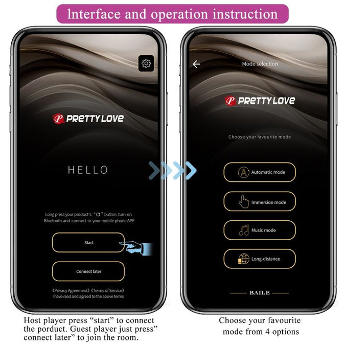 Pretty Love – Ethan Wiederaufladbarer Vibrator Lila