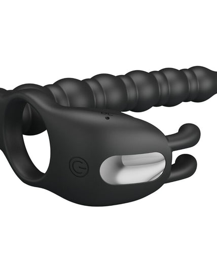 Pretty Love – Blackney Penisring mit schwarzem Vibrator-Stopfen Pretty Love – Blackney Penisring mit schwarzem Vibrator-Stopfen