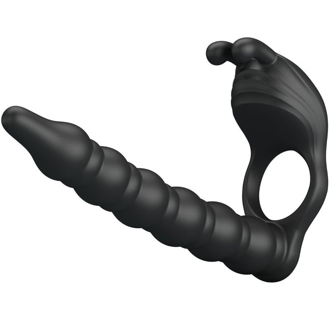 Pretty Love – Blackney Penisring met zwarte vibratorplug