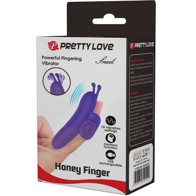 Pretty Love – Snail kraftvoller lila Fingersimulator