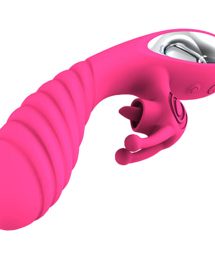 Armony – Vicky Rabbit Vibrator mit Fuchsia Zugring Zunge Armony – Vicky Rabbit Vibrator mit Fuchsia Zugring Zunge