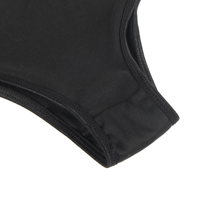 Subblime – Zweiteiliges Set aus transparentem BH und S/m-Bändern