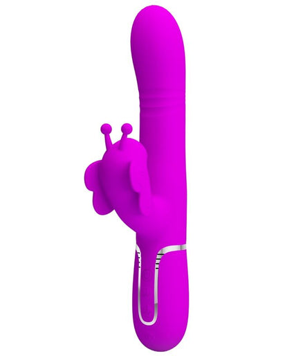Pretty Love – Multifunktionaler Rabbit Vibrator 4 in 1 Schmetterling Fuchsia Pretty Love – Multifunktionaler Rabbit Vibrator 4 in 1 Schmetterling Fuchsia