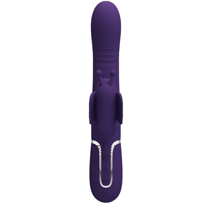 Pretty Love – Multifunktionaler Rabbit Vibrator 4 In 1 Schmetterling Lila