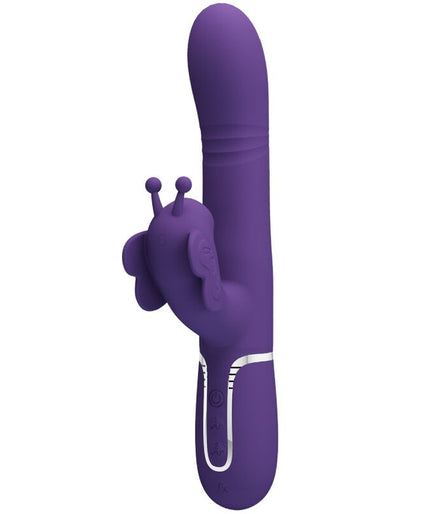 Pretty Love – Multifunktionaler Rabbit Vibrator 4 In 1 Schmetterling Lila Pretty Love – Multifunktionaler Rabbit Vibrator 4 In 1 Schmetterling Lila