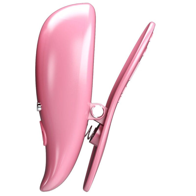 Pretty Love – Blatt Vibrations-Nippelklemmen Pink