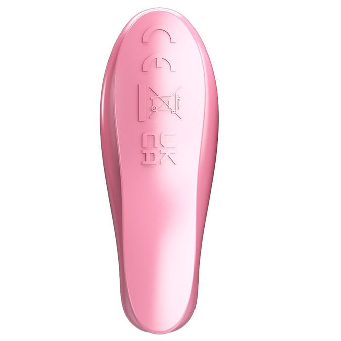 Pretty Love – Blatt Vibrations-Nippelklemmen Pink
