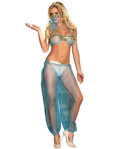 Subblime – India Style Blue Lingerie Set L/xl Subblime – India Style Blue Lingerie Set L/xl