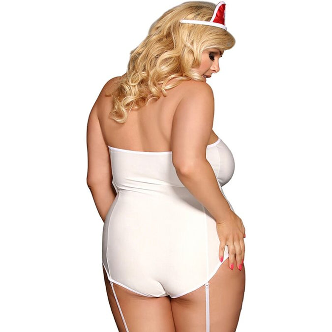 Subblime – Sexy verpleegsterkostuum met teddy L/XL