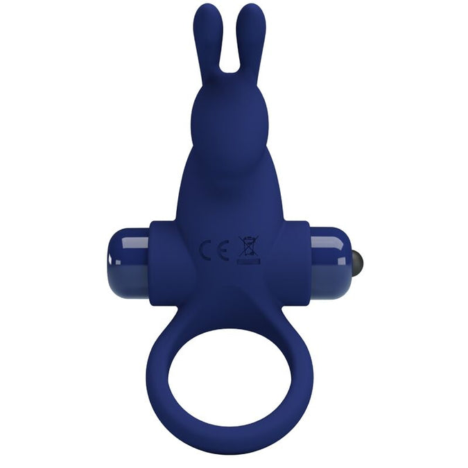 Pretty Love – Jiro Rabbit Ring mit Vibration Blau