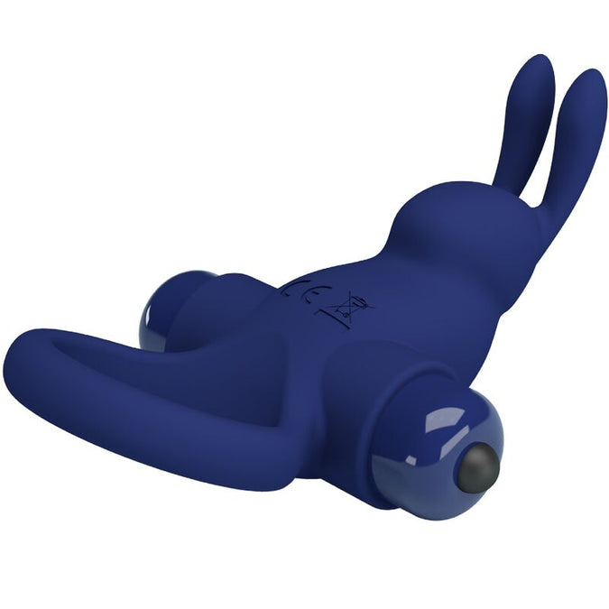 Pretty Love – Jiro Rabbit Ring mit Vibration Blau