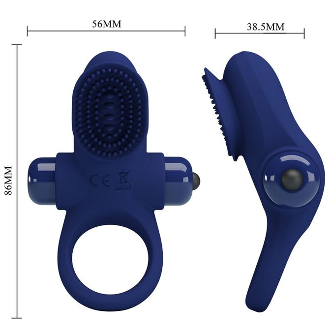 Pretty Love – Palle Ring met Vibratie Blauw