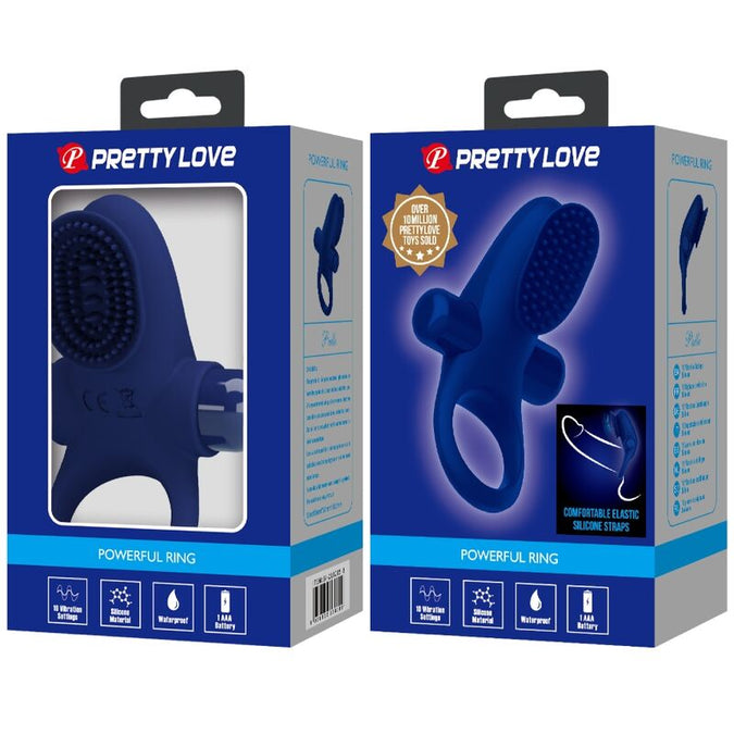 Pretty Love – Palle Ring met Vibratie Blauw