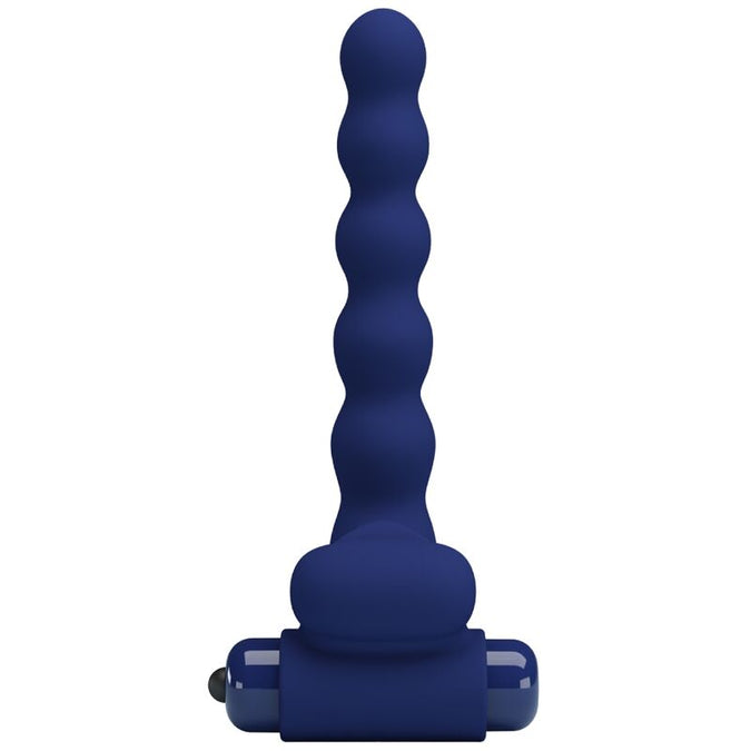 Pretty Love – Ajmal Vibrating Ring With Plug Blue