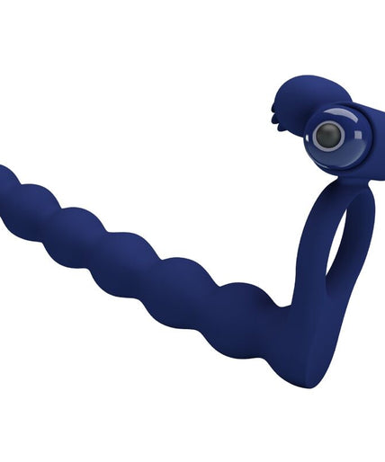Pretty Love – Ajmal Vibrationsring mit Plug Blau Pretty Love – Ajmal Vibrationsring mit Plug Blau