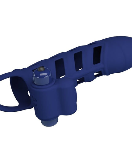 Pretty Love – Altaf Vibrationsring mit Silikonhülle Blau Pretty Love – Altaf Vibrationsring mit Silikonhülle Blau