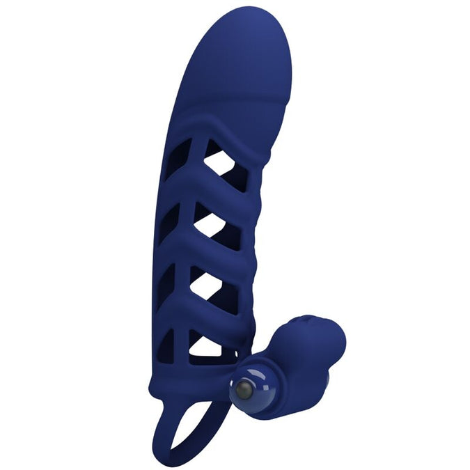 Pretty Love – Altaf Vibrationsring mit Silikonhülle Blau