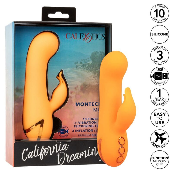 Calexotics – Montecito Muse Rabbit Vibrator Orange von California Dreaming