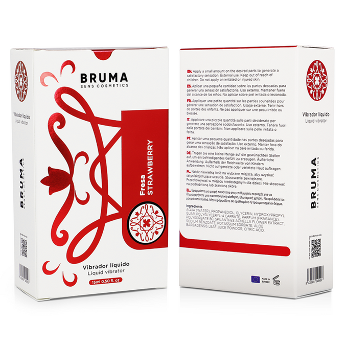 Bruma – Liquid Vibrator Ultra Sliding Erdbeere 15 Ml
