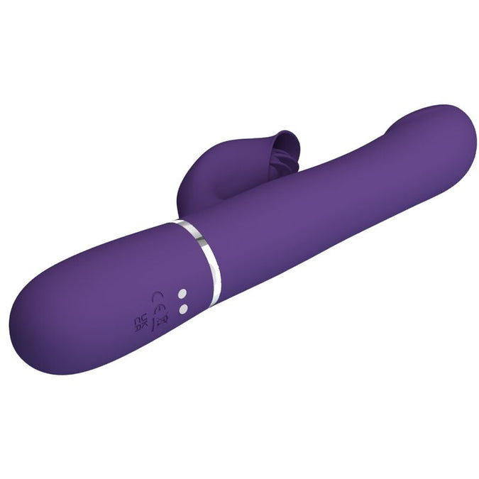Pretty Love – Zalin Rabbit Vibrator Perlen 4 in 1 Lila