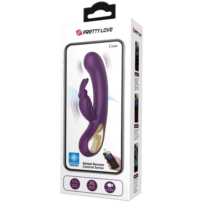 Pretty Love – Liam Rabbit Vibrator & G-Punkt-Stimulator Lila