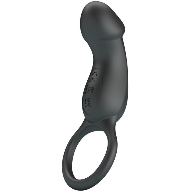Pretty Love – Trae Vibrationsring in Schwarz mit Stimulator