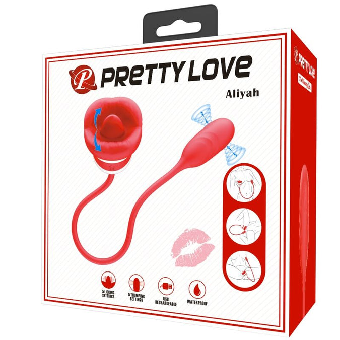 Pretty Love – Aliyah Rode Mond Masturbator