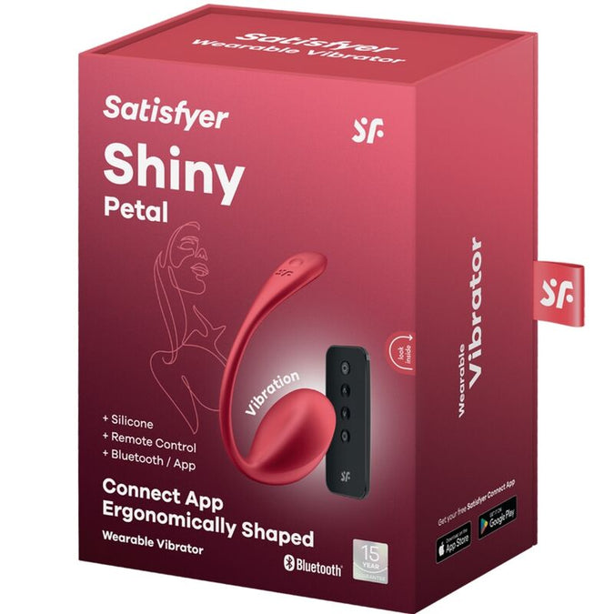 Satisfyer – Glänzender Petal G-Punkt Fernbedienungs-Stimulator Rot Kostenlose App