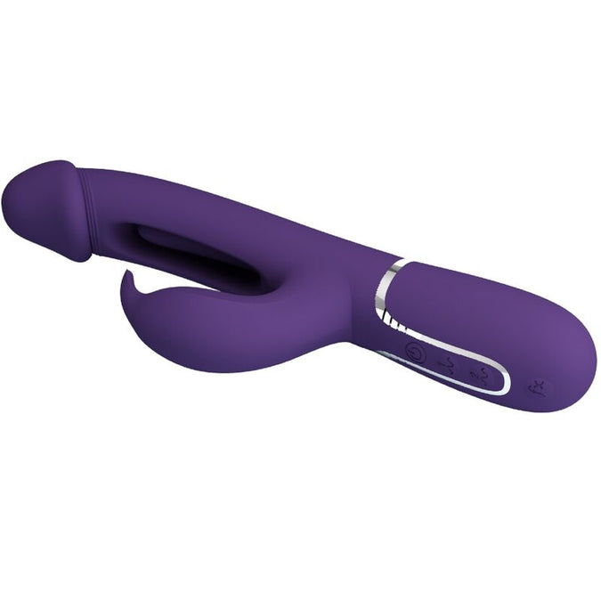 Pretty Love – Kampas Rabbit 3-in-1 Multifunktionsvibrator mit Zunge Violett