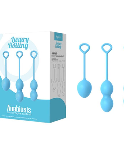 Armony – Anabiosis Vaginal Dumbbell 3 Levels Blue Armony – Anabiosis Vaginal Dumbbell 3 Levels Blue