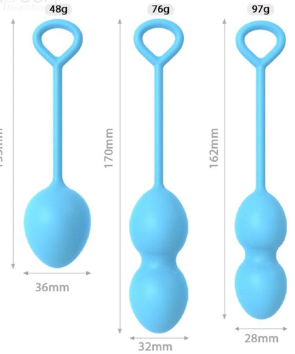 Armony – Anabiosis Vaginal Dumbbell 3 Levels Blue Armony – Anabiosis Vaginal Dumbbell 3 Levels Blue