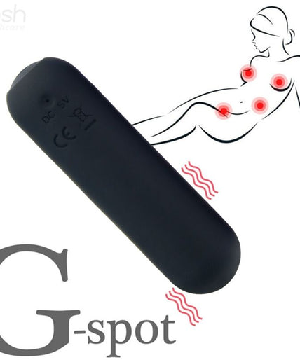 Armony – Splash Haha Vibrator Bullet Silicone 10 Vibrations 75 X 19 Cm Black Armony – Splash Haha Vibrator Bullet Silicone 10 Vibrations 75 X 19 Cm Black