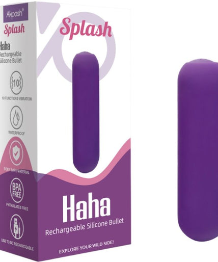 Armony – Splash Haha Vibrator Bullet Silicone 10 Vibrations 75 X 19 Cm Purple Armony – Splash Haha Vibrator Bullet Silicone 10 Vibrations 75 X 19 Cm Purple