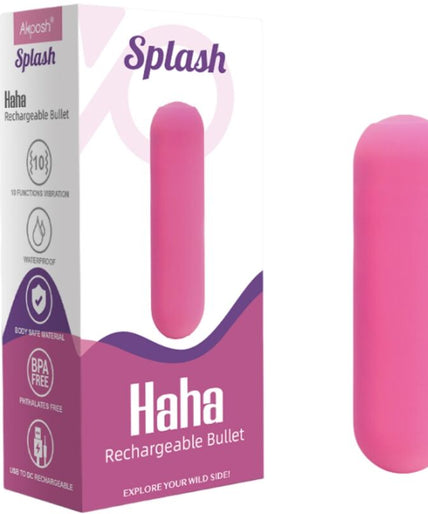 Armony – Splash Haha Vibrator Bullet Silicone 10 Vibrations 75 X 19 Cm Pink Armony – Splash Haha Vibrator Bullet Silicone 10 Vibrations 75 X 19 Cm Pink
