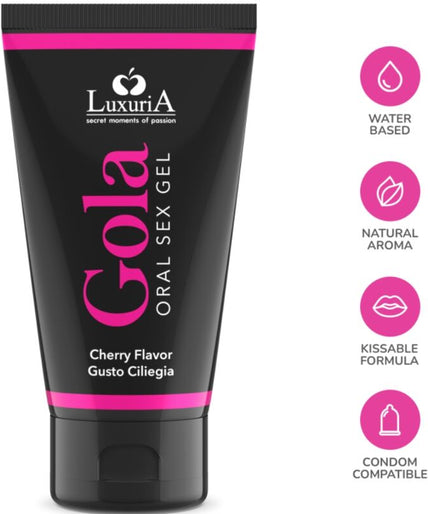 Intimateline Luxuria – Oral Sex Gel Cherry Flavor 50 Ml Intimateline Luxuria – Oral Sex Gel Cherry Flavor 50 Ml