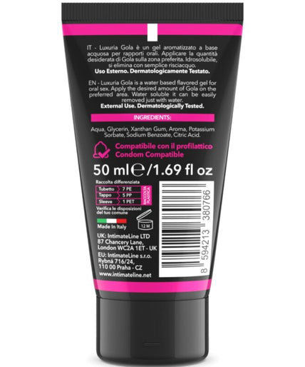 Intimateline Luxuria – Oral Sex Gel Cherry Flavor 50 Ml Intimateline Luxuria – Oral Sex Gel Cherry Flavor 50 Ml
